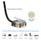 Bestlink Netware CAT6A UTP Super-Slim Ethernet Network Cable 32AWG- 2ft- Black 100292BK - alternate 2